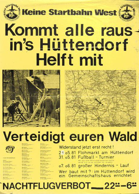 Startbahn West - Plakat 1981